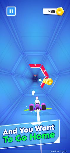 Cyberbike: space tunnel - Screenshot 2