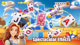 Solitaire TriPeaks Dress Up! - Screenshot 2