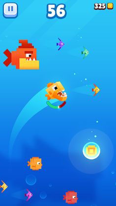 Fishy Bits 2 : Fish Survival - Screenshot 1