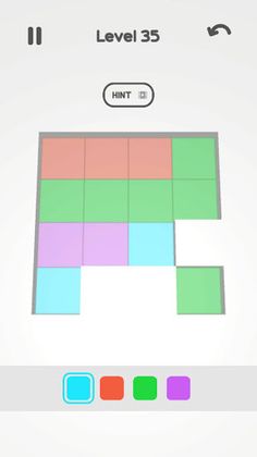 Squares - Free Colorful Puzzle - Screenshot 1