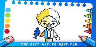 Miga Toca Coloring Game - Screenshot 2