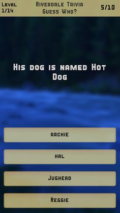 Riverdale Trivia Quiz - Screenshot 4