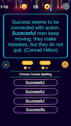 Guess The Spellings - Screenshot 2