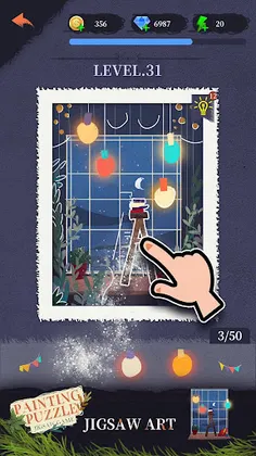Painting puzzle : Jigsaw game - Screenshot 3