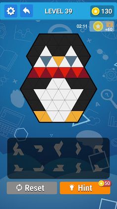 Hexa Block Puzzle - Tangram Ga - Screenshot 2