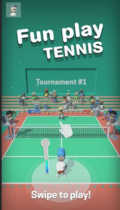Fun play Tennis 3D - Screenshot 1