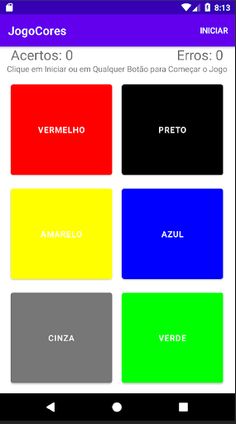 Jogo das Cores - Screenshot 1