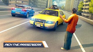 US City Taxi Games - Car Games - Screenshot 1