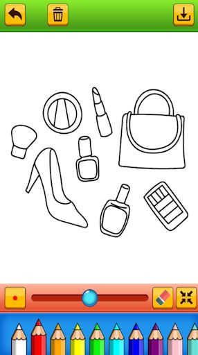 coloring MakeUp women - Screenshot 3
