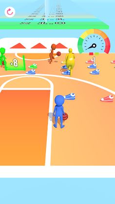 Dunking Race - Screenshot 1