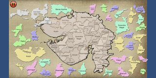 Gujarat Map Puzzle Jigsaw - Screenshot 2