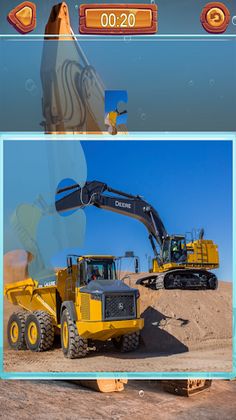 Excavator Beko Jigsaw Puzzle - Screenshot 3