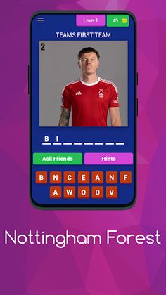 Nottingham Forest FC Quiz Game - Screenshot 1