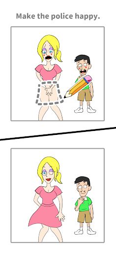 Draw Happy Police: Save all - Screenshot 3