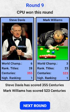 Snooker Top Trumps - Screenshot 4