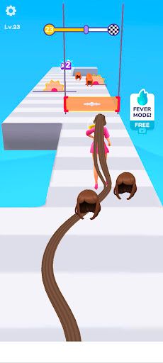Hair Challenge Runner Run Rush - Screenshot 1