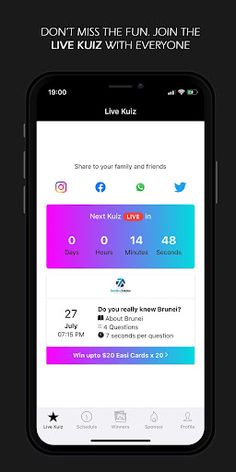 Live Kuiz - Kuiz Ku - Screenshot 1