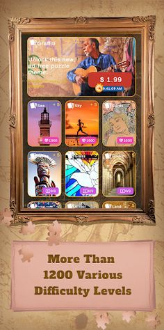 JigsortingRelaxPuzzle: DaVinci - Screenshot 4