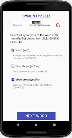 Synontyzzle! (English language - Screenshot 2