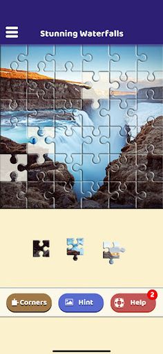 Stunning Waterfalls Puzzle - Screenshot 4