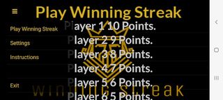 Winning Streak: High Low Cards - Screenshot 2