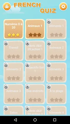 French Game: Word Game, Vocabu - Screenshot 1