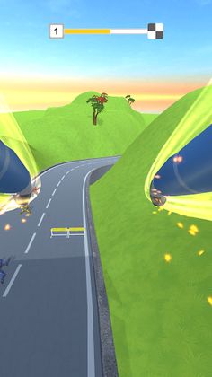 Rollerman Extreme Downhill - Screenshot 2