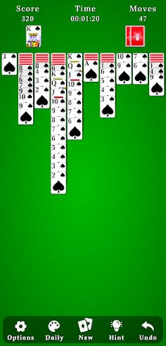 Spider Solitaire - Screenshot 1