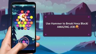 Merge Hexa 2048 Number Puzzle - Screenshot 1