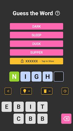 Word Find with Clues - Screenshot 4