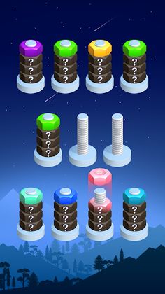 Nuts Bolts Sort - Sort Puzzle - Screenshot 3