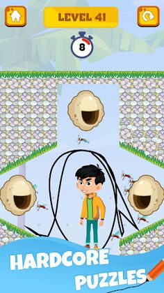 Help Man: Draw Line - Screenshot 2