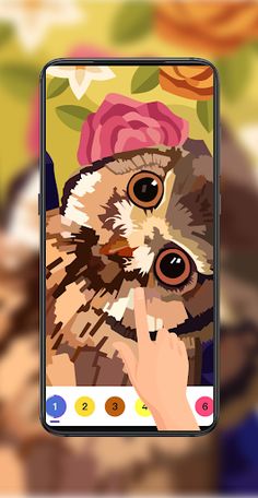 Owl & Flower:Color Master Colo - Screenshot 1