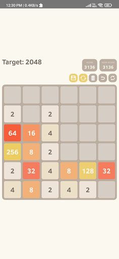 Canvas 2048 - Screenshot 2