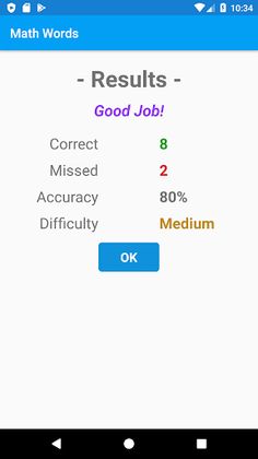 Math Words - Fun Math Game - Screenshot 4