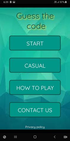 Guess the code - Screenshot 1