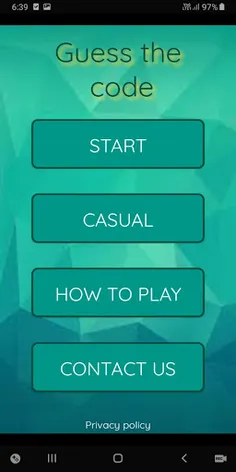 Guess the code - Screenshot 1