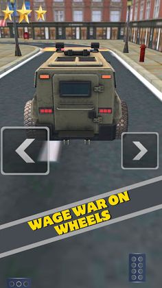 Miltery Hunter Jeep 3D - Screenshot 2