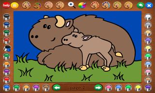 Coloring Book 10: Baby Animals - Screenshot 2