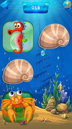 Matching Game - Sea life - Screenshot 3