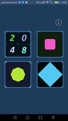 2048 (Circle+Square+Polygon) - Screenshot 4