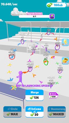 Merge Crazy Boomerang - Screenshot 1