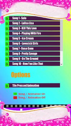 Lalisa KPOP Piano Tiles Game - Screenshot 2