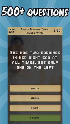 Grey's Anatomy Trivia Quiz - Screenshot 1