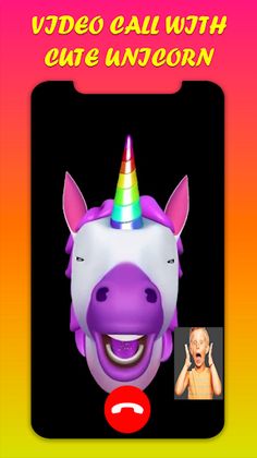 Unicorn Prank Video Call app - Screenshot 1