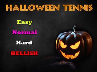 Halloween Pumpkin Tennis Pong - Screenshot 1