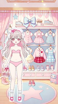 Dress Up! Shining Anime Star - Screenshot 1