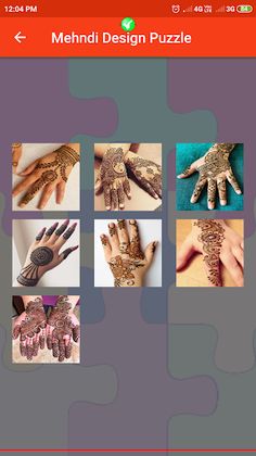 Mehndi Design Puzzle - Screenshot 4