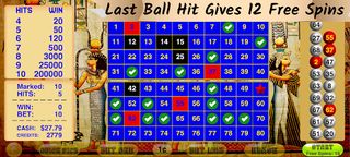 Cleopatra Keno with Keno Games - Screenshot 1