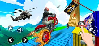 Robot Motor Bike Stunt 3D Game - Screenshot 1